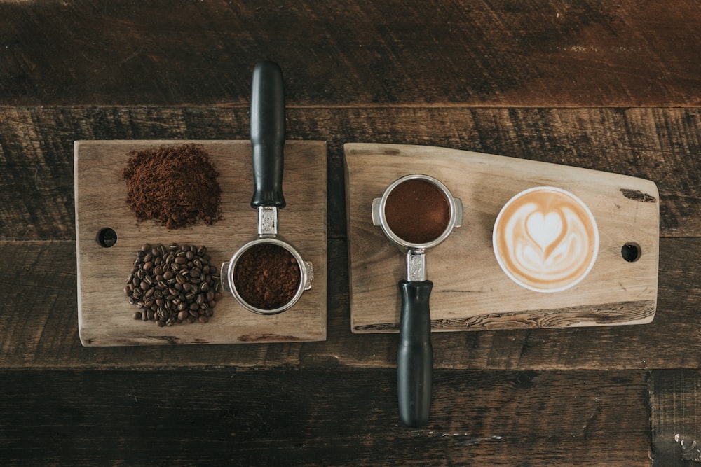 A barista at work in a cafe